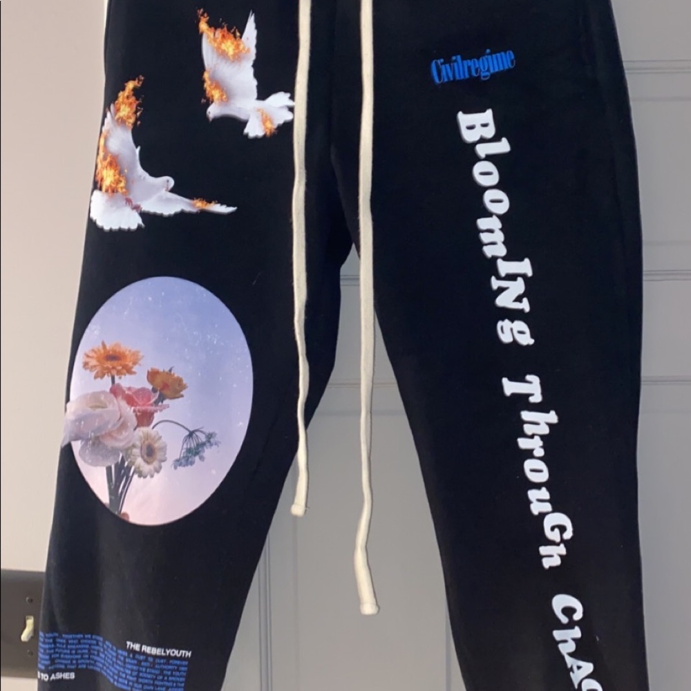 CIVIL REGIME SWEATPANTS SIZE:LARGE